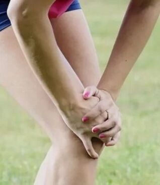 Dor no xeonllo na osteocondrose