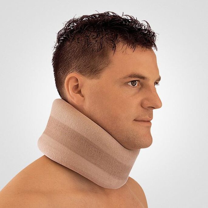 Corsé para osteocondrosis cervical